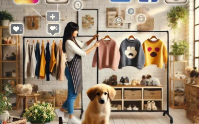 Cómo usar redes sociales para vender ropa para mascotas